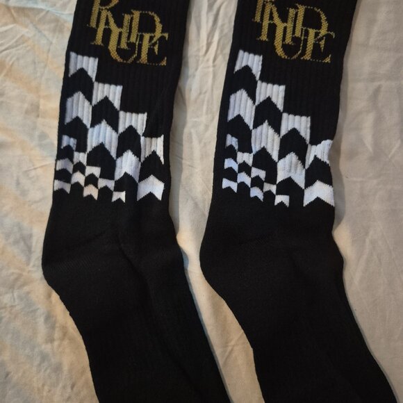 Rhude Black Racing Socks - Picture 5 of 9